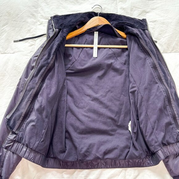 NWOT Lululemon Glyde Scuba Hoodie Jacket Boysenberry Purple Size 4 - Picture 8 of 12